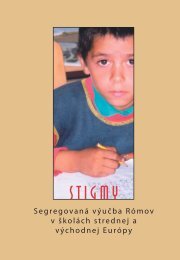 Stigmy - European Roma Rights Centre