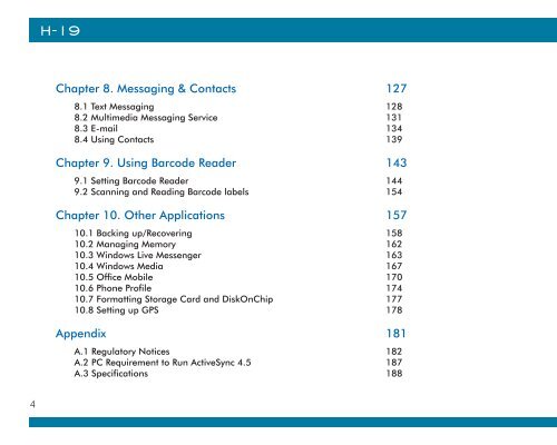 H19 - User Manual - Electronic Reading Systems Ltd.