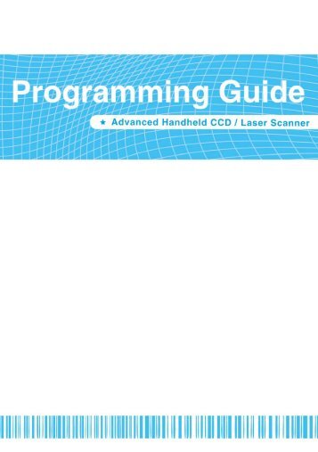 Z-3110 - Programming Guide - Electronic Reading Systems Ltd.