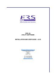 OPN DL Installation and User Guide - Electronic Reading Systems Ltd.