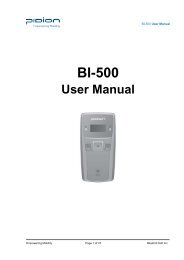 BI-500 Manual
