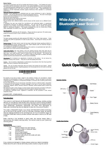 Z-3051BT Datasheet - Electronic Reading Systems Ltd.