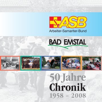 50 Jahre Chronik 1958 - Asb-Ortsverband Bad Emstal