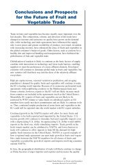 Global Trade Patterns in Fruits and Vegetables - Economic ...