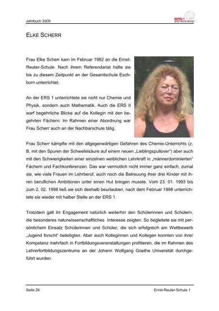 ELKE SCHERR - Ernst-Reuter-Schule 1