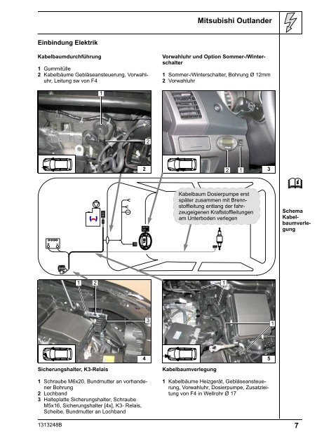 Mitsubishi Outlander - Ersatzteilbox