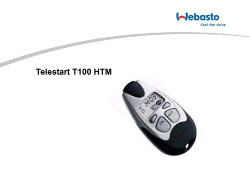Telestart T100 HTM - Standheizung-Shop