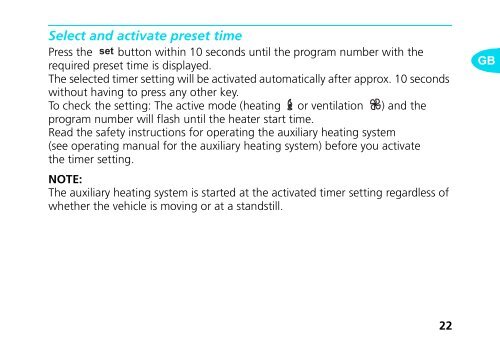 Operating Manual Digital Timer 1533 - Ersatzteilbox