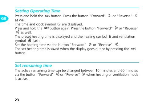Operating Manual Digital Timer 1533 - Ersatzteilbox