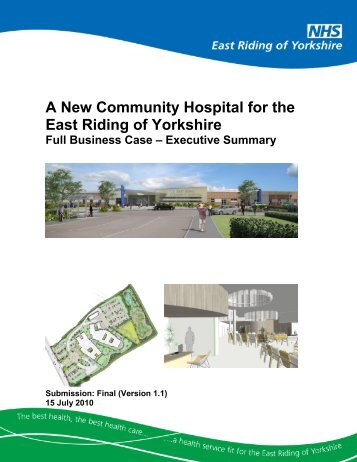 A New Community Hospital for the East Riding of Yorkshire - Full ...