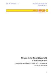 Strukturierter Qualitätsbericht - ASB RV NORD-OST ev