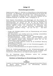 Dienstwohnungsvorschriften (Anlage 10) - Erzbistum Hamburg
