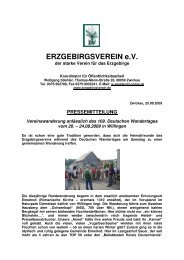 ERZGEBIRGSVEREIN e.V.