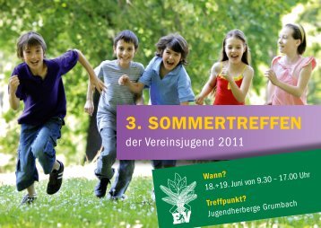 3. Sommertreffen - Erzgebirgsverein