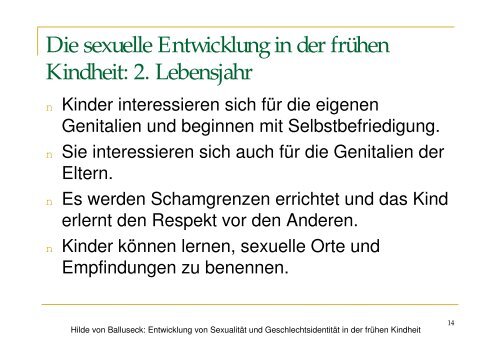 Entwicklung von Sexualität und Geschlechtsidentität ... - ErzieherIn.de