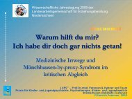 Münchhausen-by-proxy-Syndrom - Landesarbeitsgemeinschaft für ...