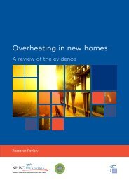 Overheating in new homes, NHBC Foundation UK ... - ES-SO