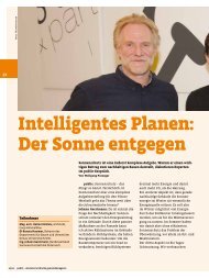 Intelligentes Planen: Der Sonne entgegen - ES-SO