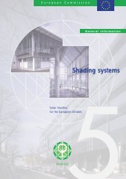 Study of the European Commission on solar shading - ES-SO