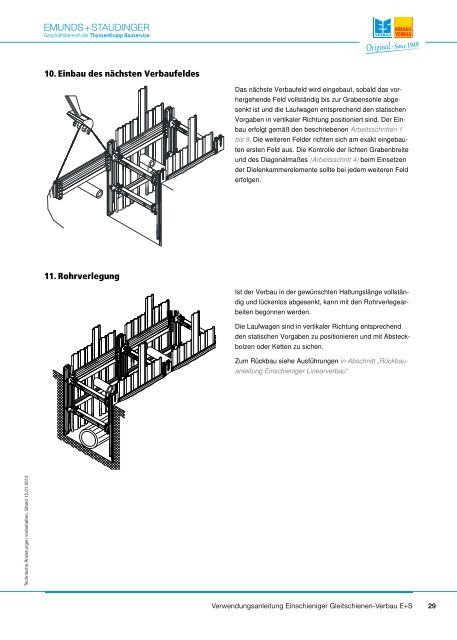 Verbau - Emunds + Staudinger GmbH