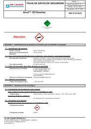 fds arcal 129 smartop(300-15-011ale) - Air Liquide