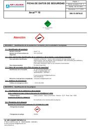 FDS Arcal 10 ... [300-15-007ALE] - Air Liquide
