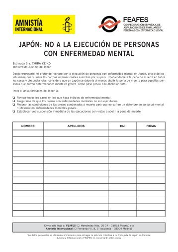 Hoja firmas.qxp - Amnistía Internacional España
