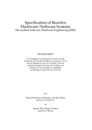 Specification of Reactive Hardware/Software Systems - Electronic ...