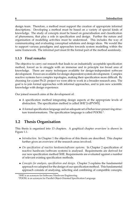 Specification of Reactive Hardware/Software Systems - Electronic ...