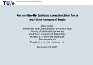 An on-the-fly tableau construction for a real-time temporal logic