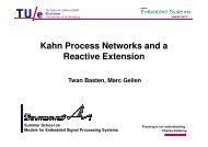Kahn Process Networks and a Reactive Extension - Lorentz Center