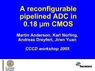 A Reconfigurable Pipelined ADC in 0.18?m CMOS