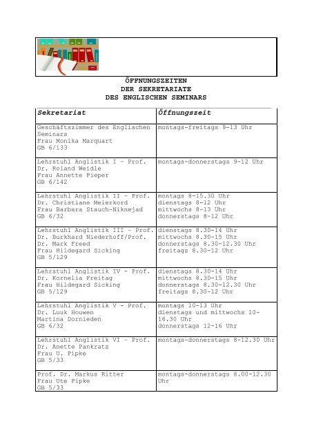 universit ä tbochum seminarinternes vorlesungsverzeichnis ba-st