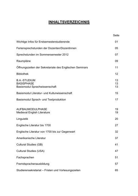 universit ä tbochum seminarinternes vorlesungsverzeichnis ba-st