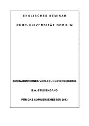 gb - Englisches Seminar - Ruhr-Universität Bochum