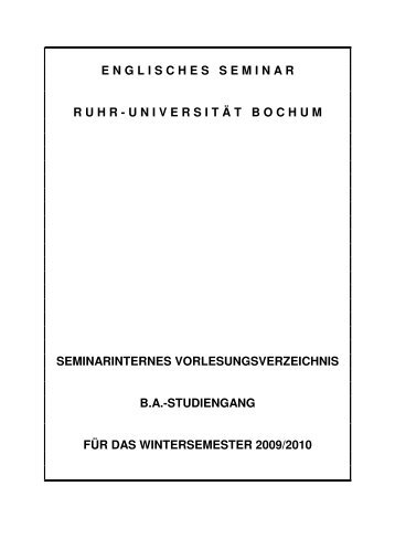 gb - Englisches Seminar - Ruhr-Universität Bochum