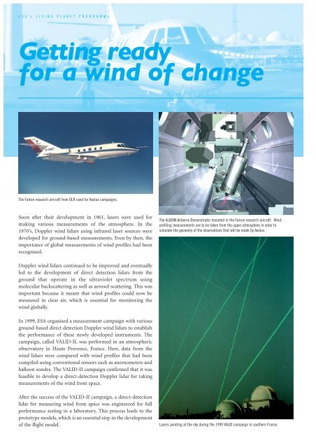 ADM-Aeolus brochure (pdf) - ESA