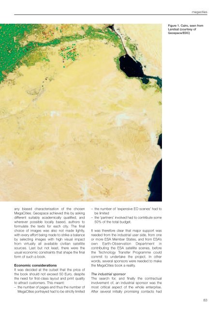 MegaCities - ESA