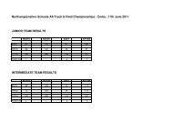 Northamptonshire Schools AA Track & Field Championships : Corby ...