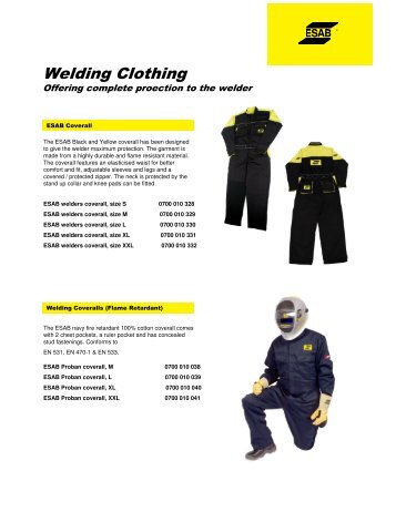 Welding Clothing - ESAB