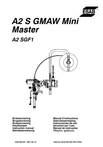 A2 S GMAW Mini Master - ESAB