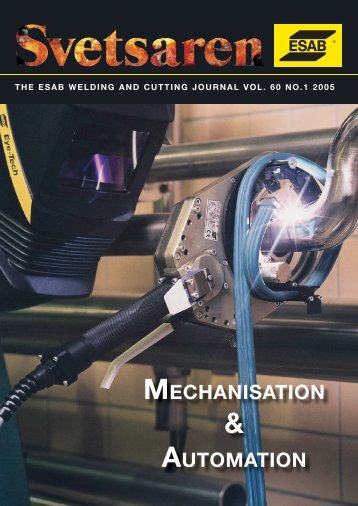 MECHANISATION AUTOMATION - ESAB Welding & Cutting Products