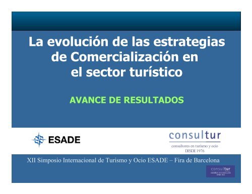 La evolución de las estrategias de Comercialización en el ... - Esade