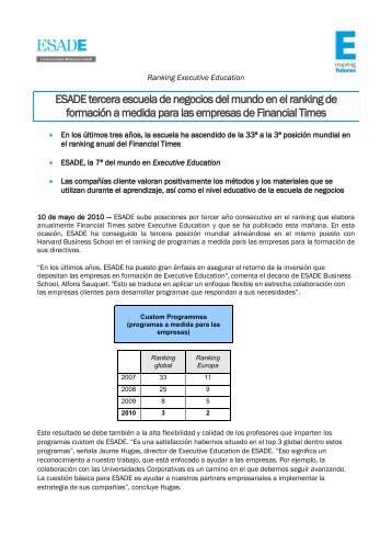 nota de prensa completa - Esade