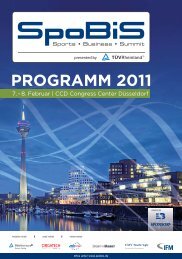 PROGRAMM 2011 - ESB Europäische Sponsoring-Börse