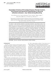 Degradation Kinetics of Peroxidase Enzyme, Phenolic Content, and ...