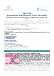 Bio-Dicas nº4 - Escola Superior de Biotecnologia - Universidade ...