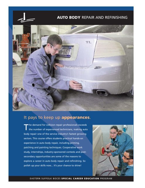 Auto Body Repair and Refinishing - Special Career Education