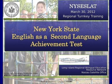 New York State English as a Second Language Achievement Test