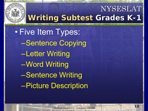 New York State English as a Second Language Achievement Test